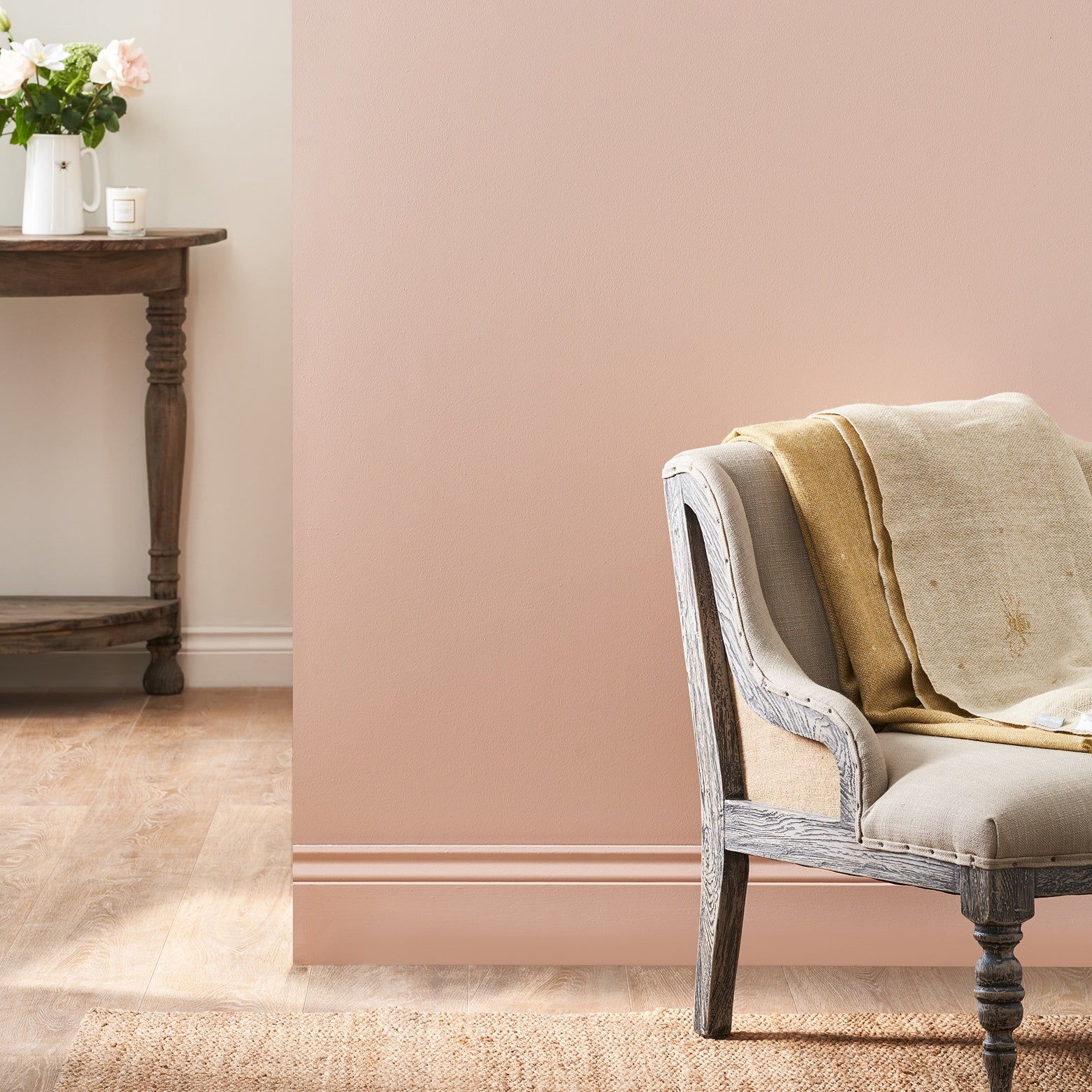 Blush pink paint by Sophie Allport