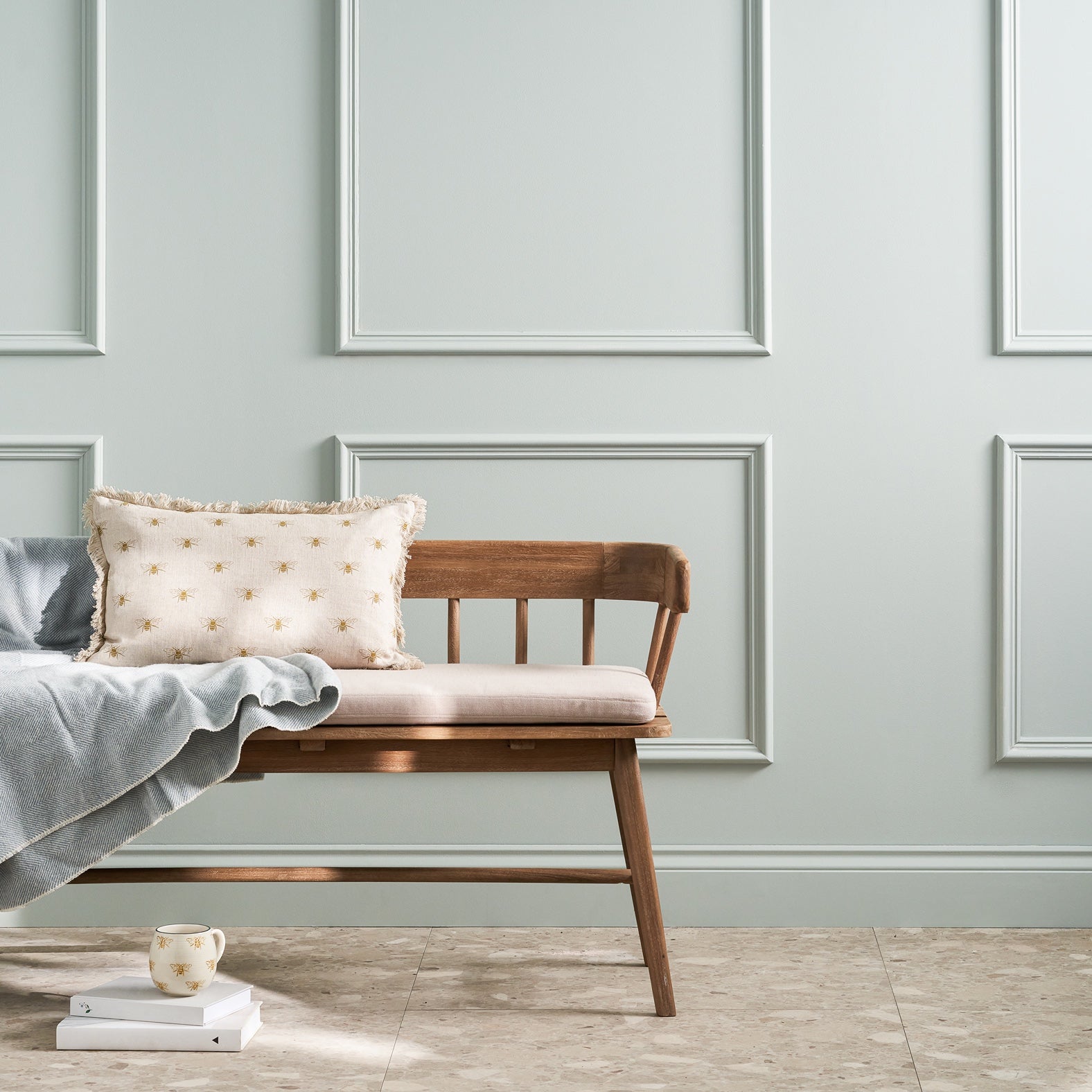 Mint green paint by Sophie Allport