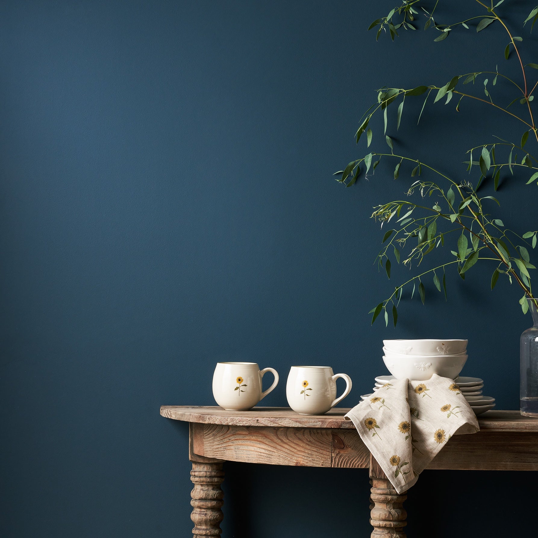 Navy teal paint by Sophie Allport