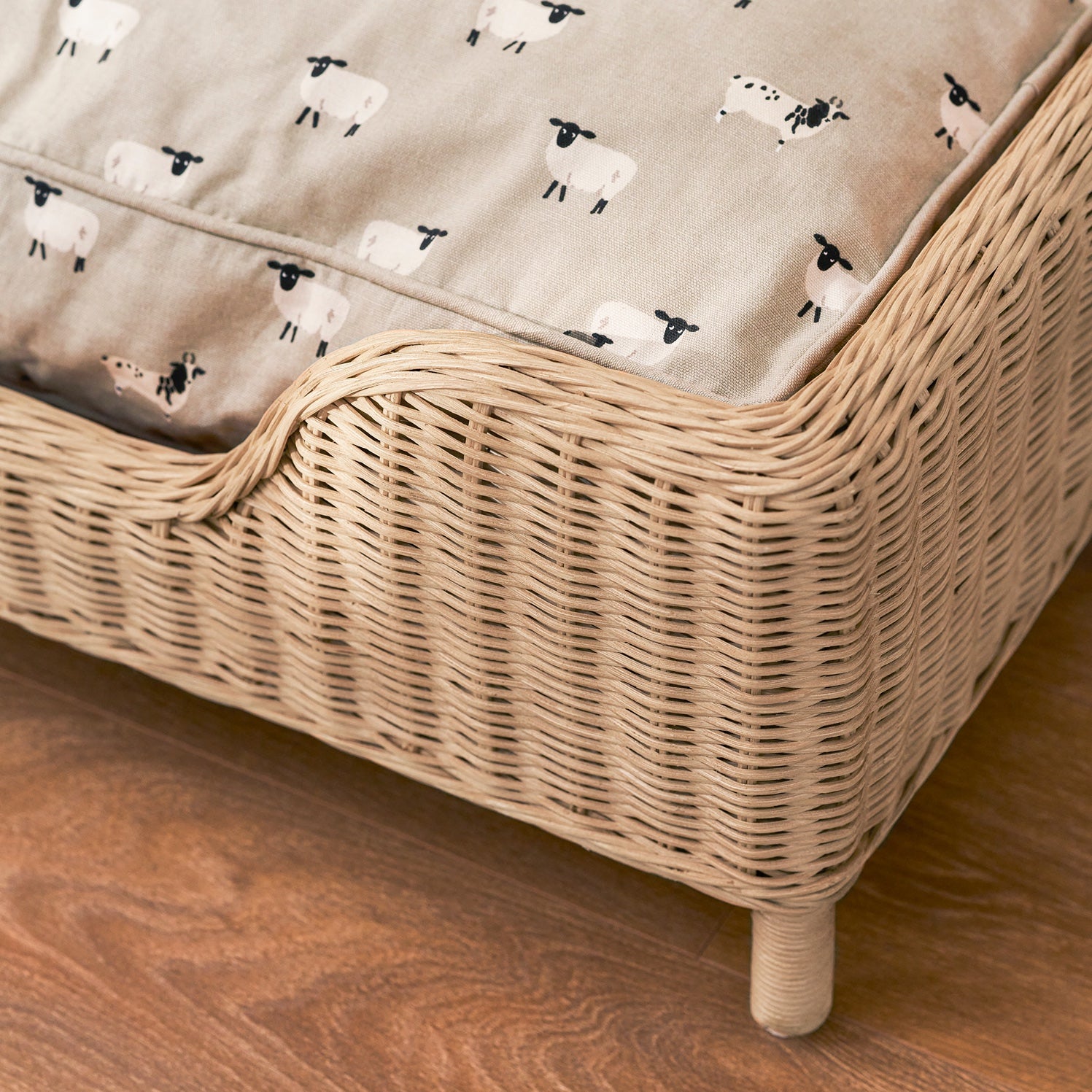 Rattan Pet Bed - Natural