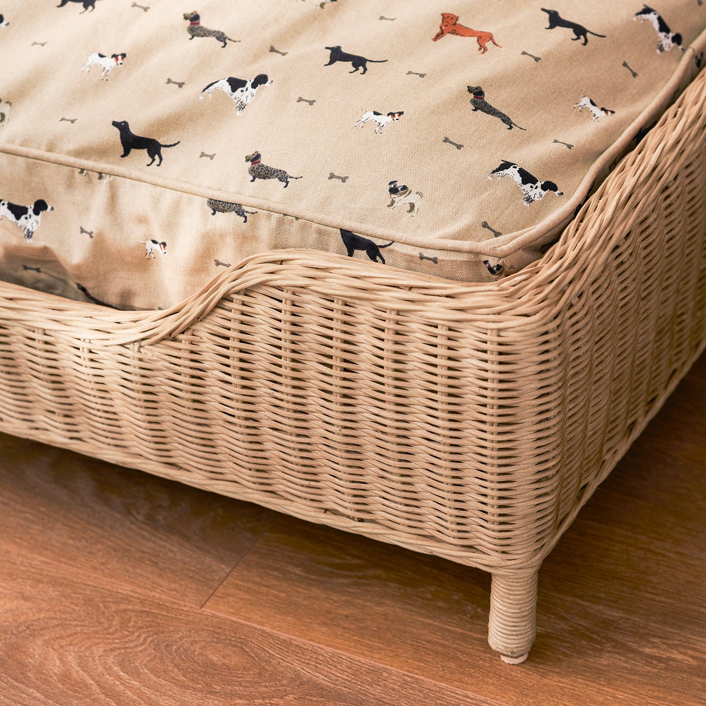 Rattan Pet Bed - Natural