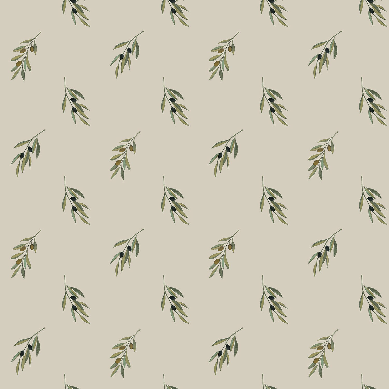 Olive Neutral Roller Blind Sample