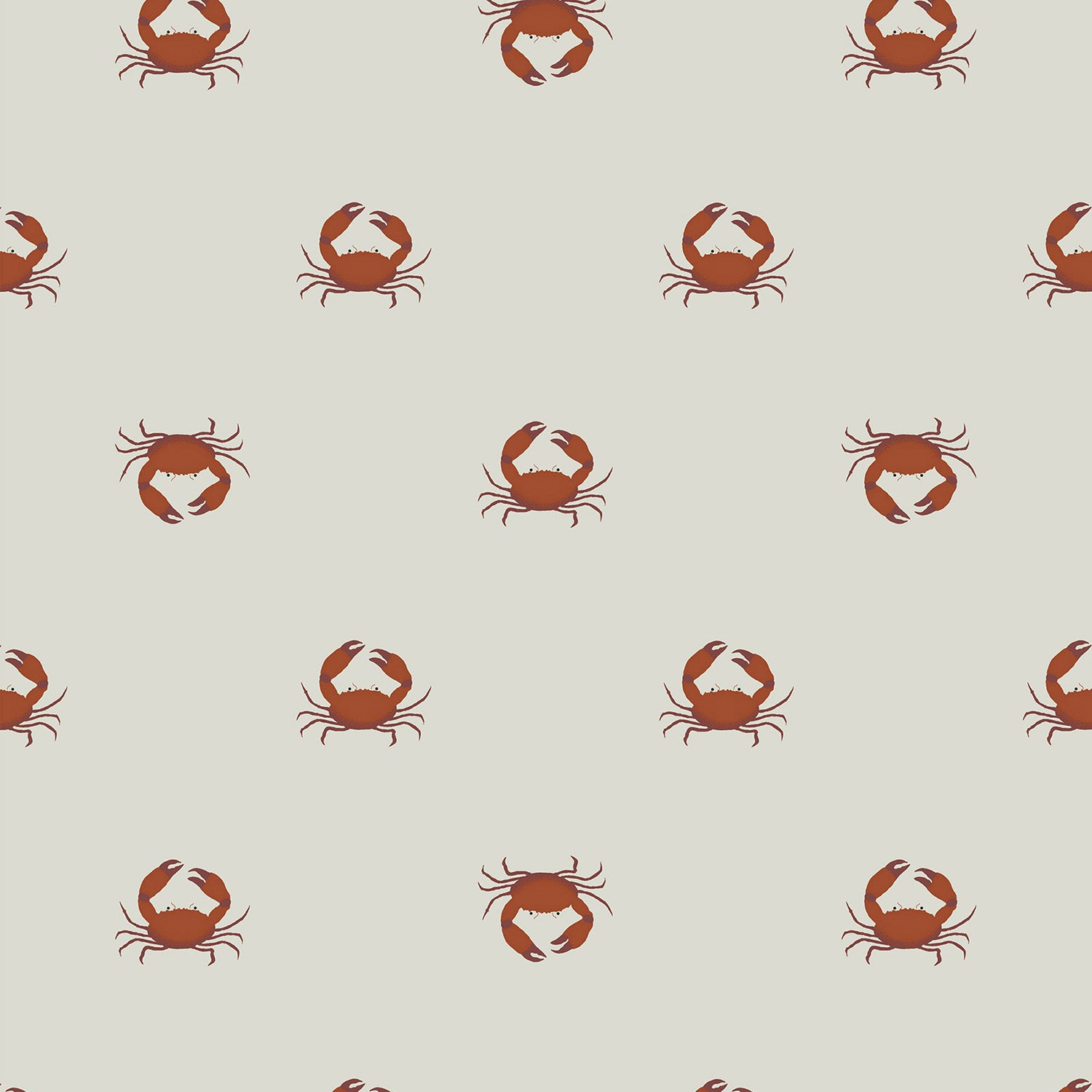 Crab White Made to Measure Curtains