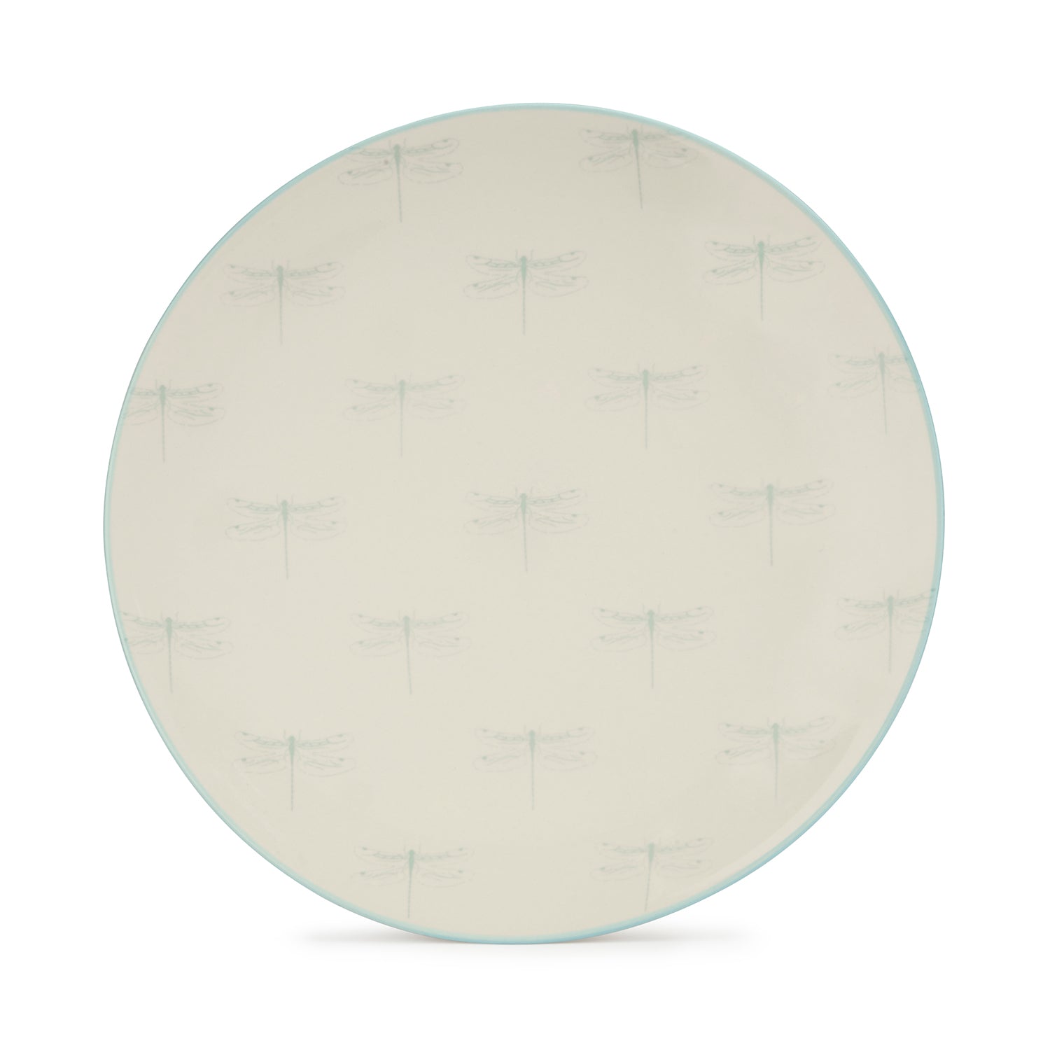 Dragonfly Stoneware Dinner Plate