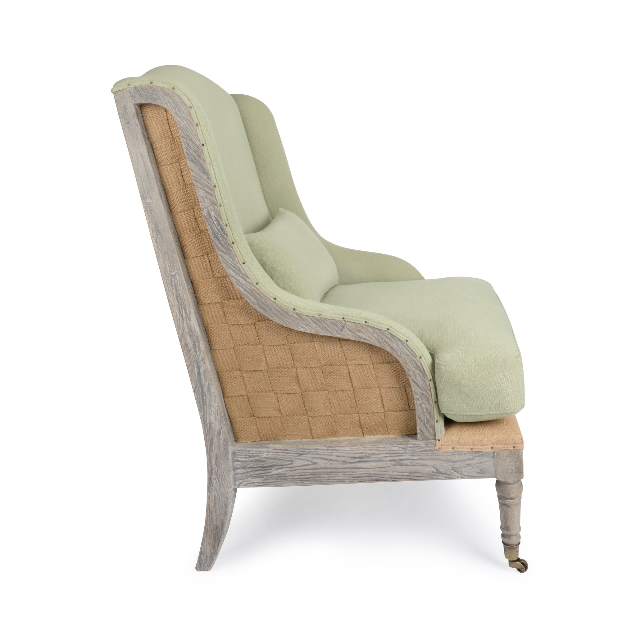 Witham Armchair - Pale Green