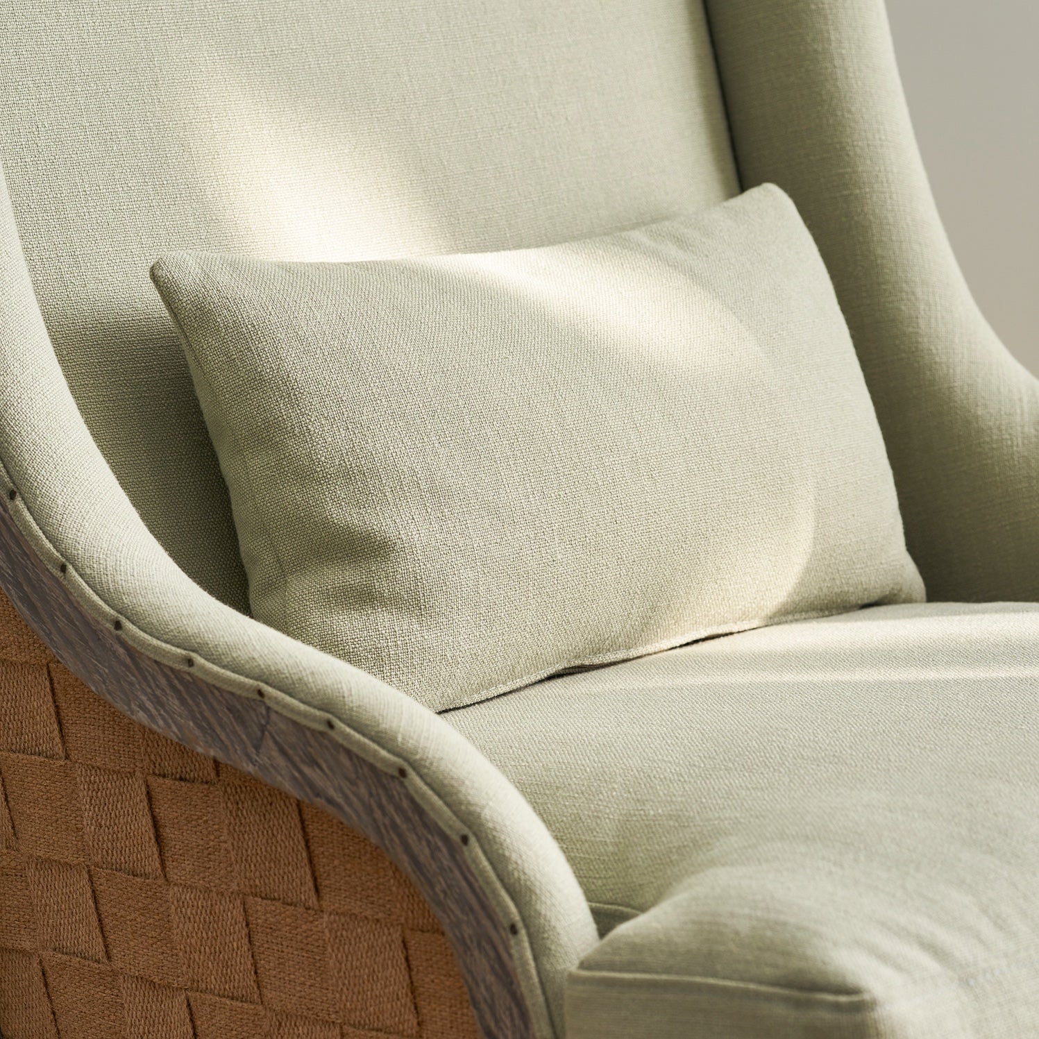 Witham Armchair - Pale Green