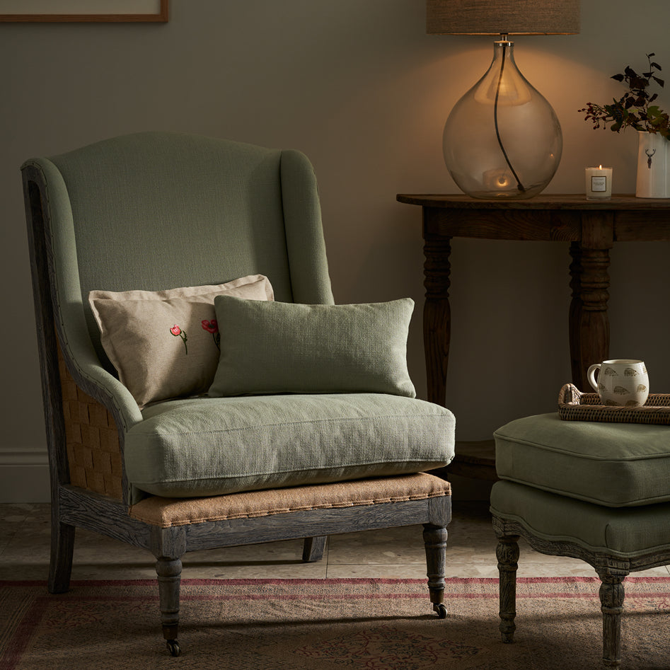 Witham Armchair - Pale Green