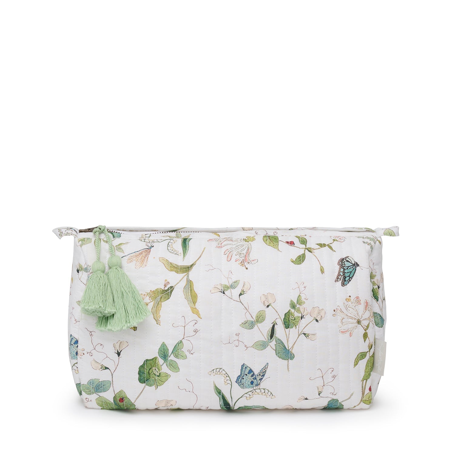 Wild Floral Cotton Wash Bag