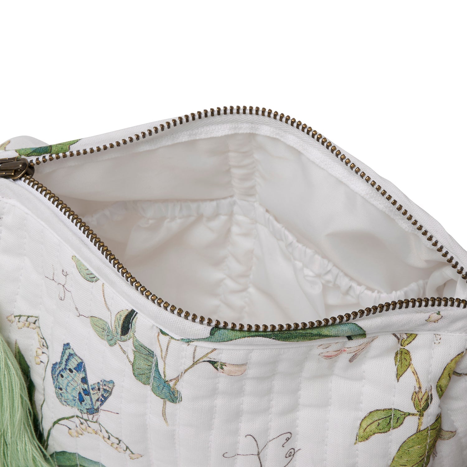 Wild Floral Cotton Makeup Bag