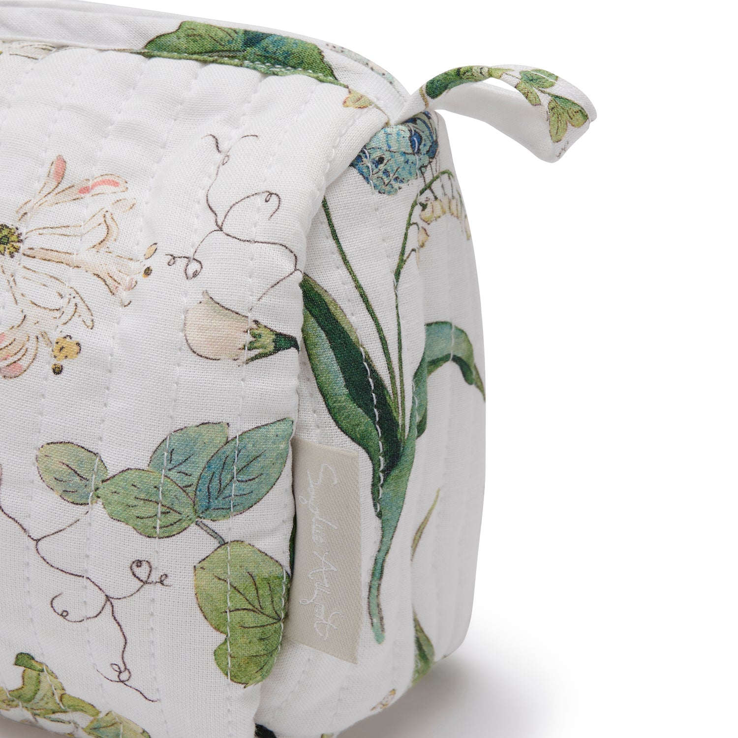 Wild Floral Cotton Makeup Bag