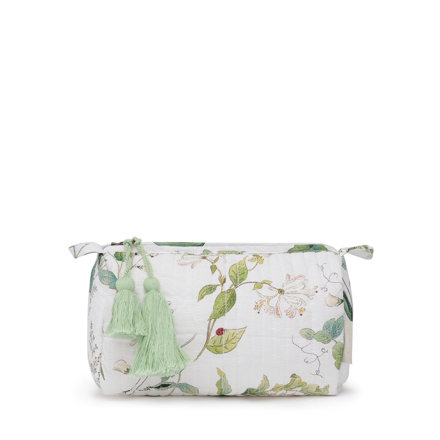 Wild Floral Cotton Makeup Bag