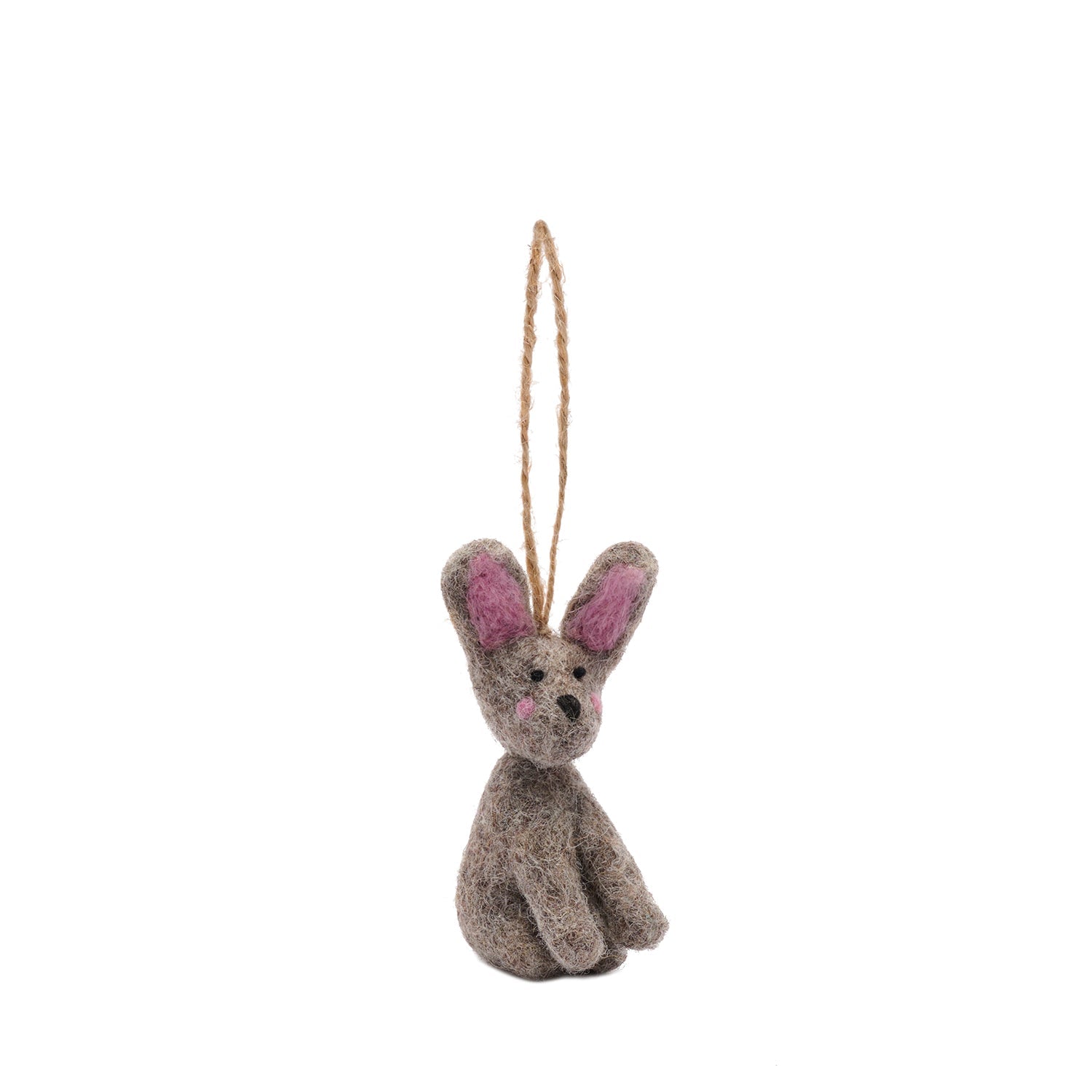 Easter hare felt hanging decoration by Sophie Allport front