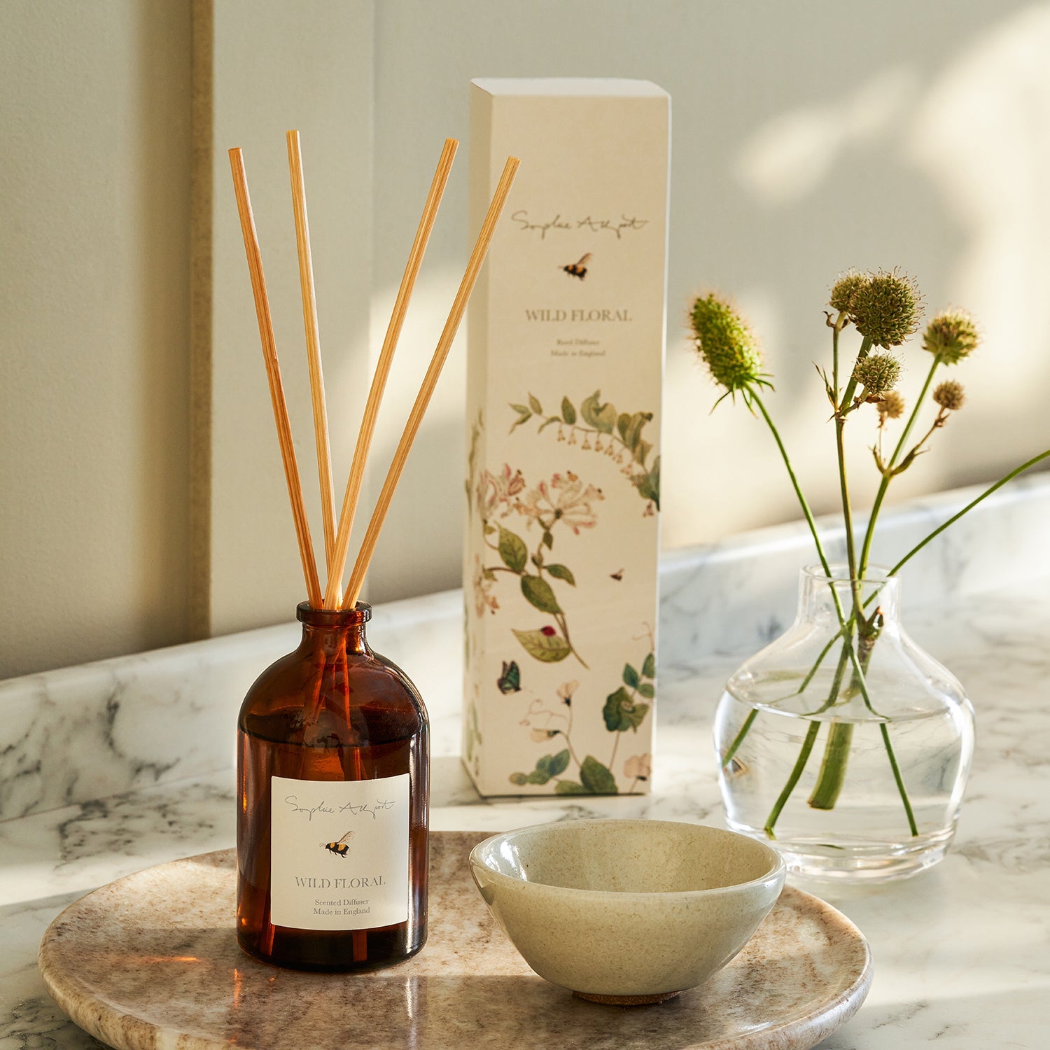 Floral scent diffuser by Sophie Allport