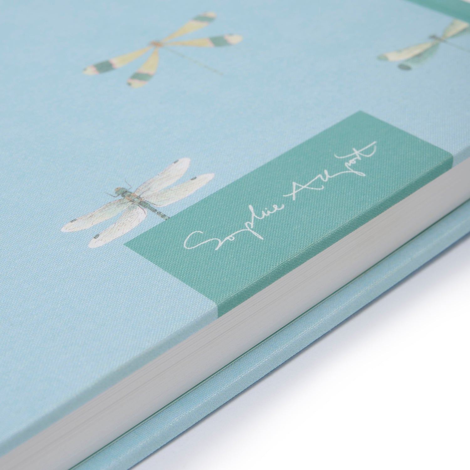 Watercolour Dragonfly B5 Fabric Notebook