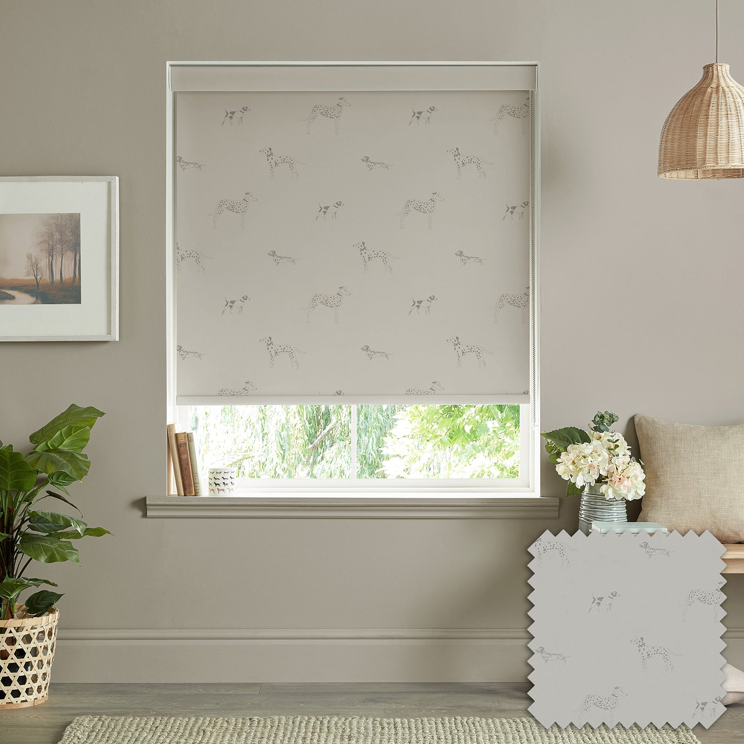 Fetch Warm Grey Made to Measure Roller Blind