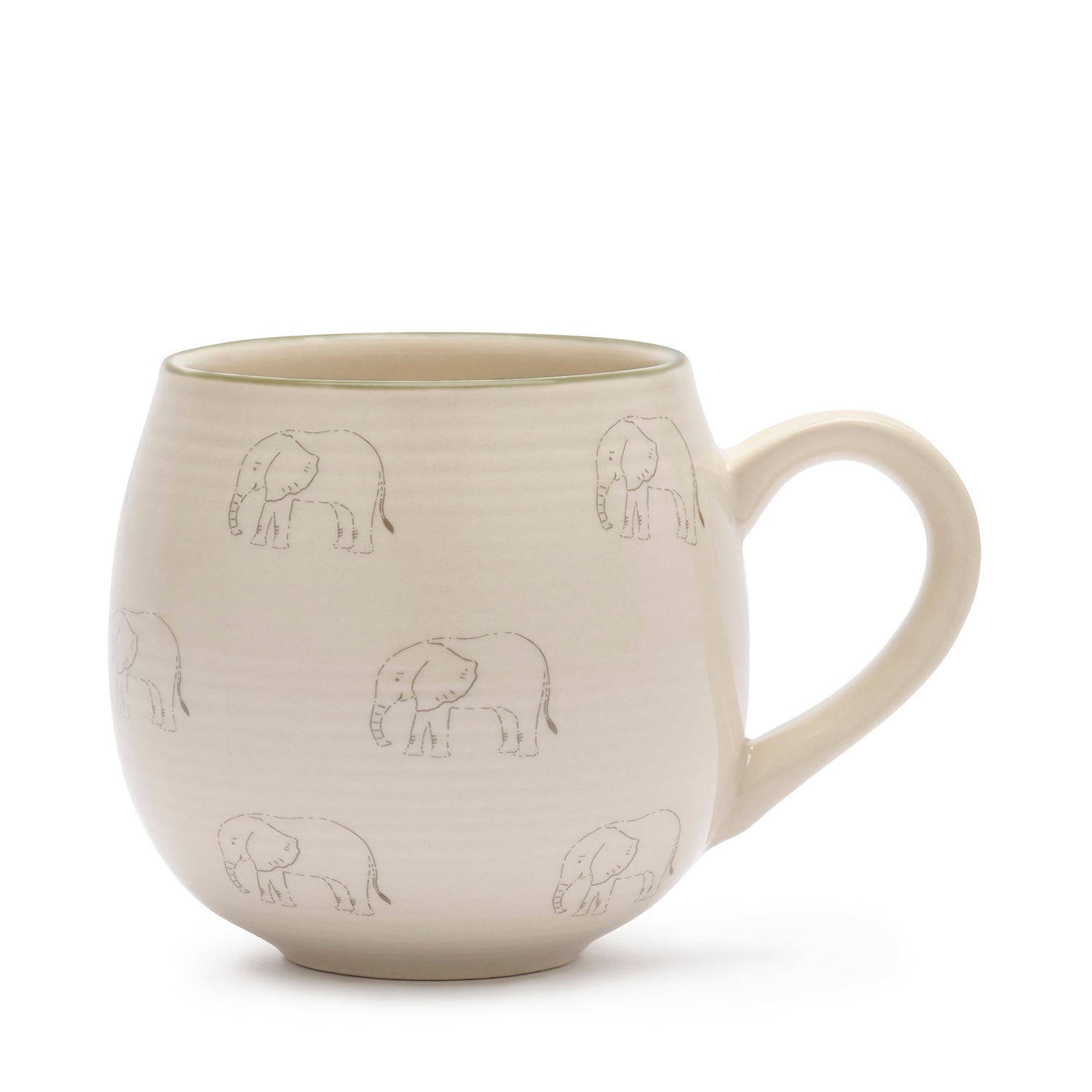 Elephant Stoneware Mug