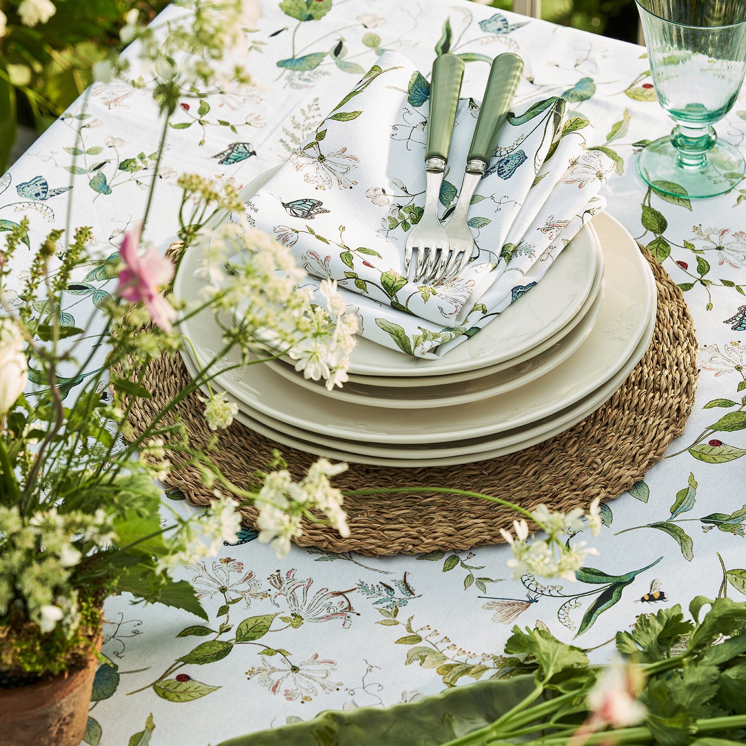 Floral dining collection by Sophie Allport