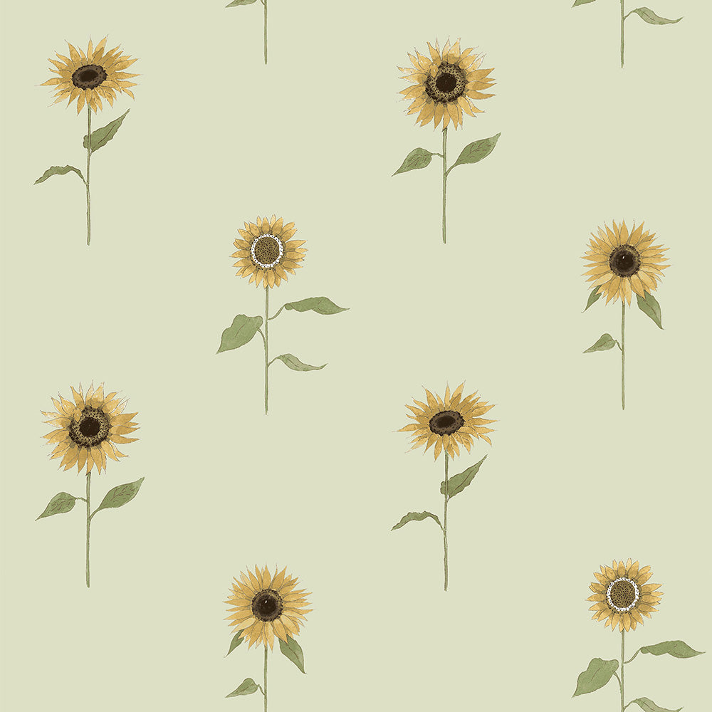 Sunflower Pale Green Made to Measure Roller Blind