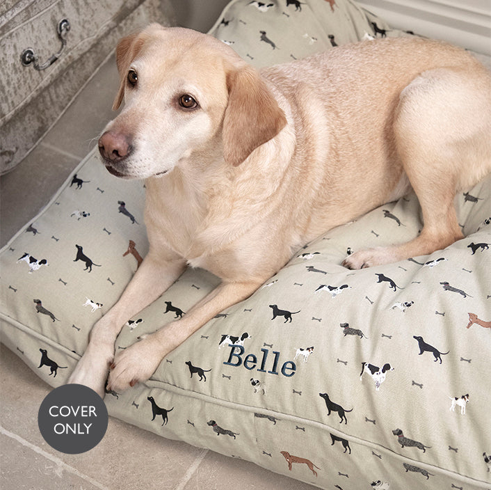 Woof Pet Mattress Cover by Sophie Allport