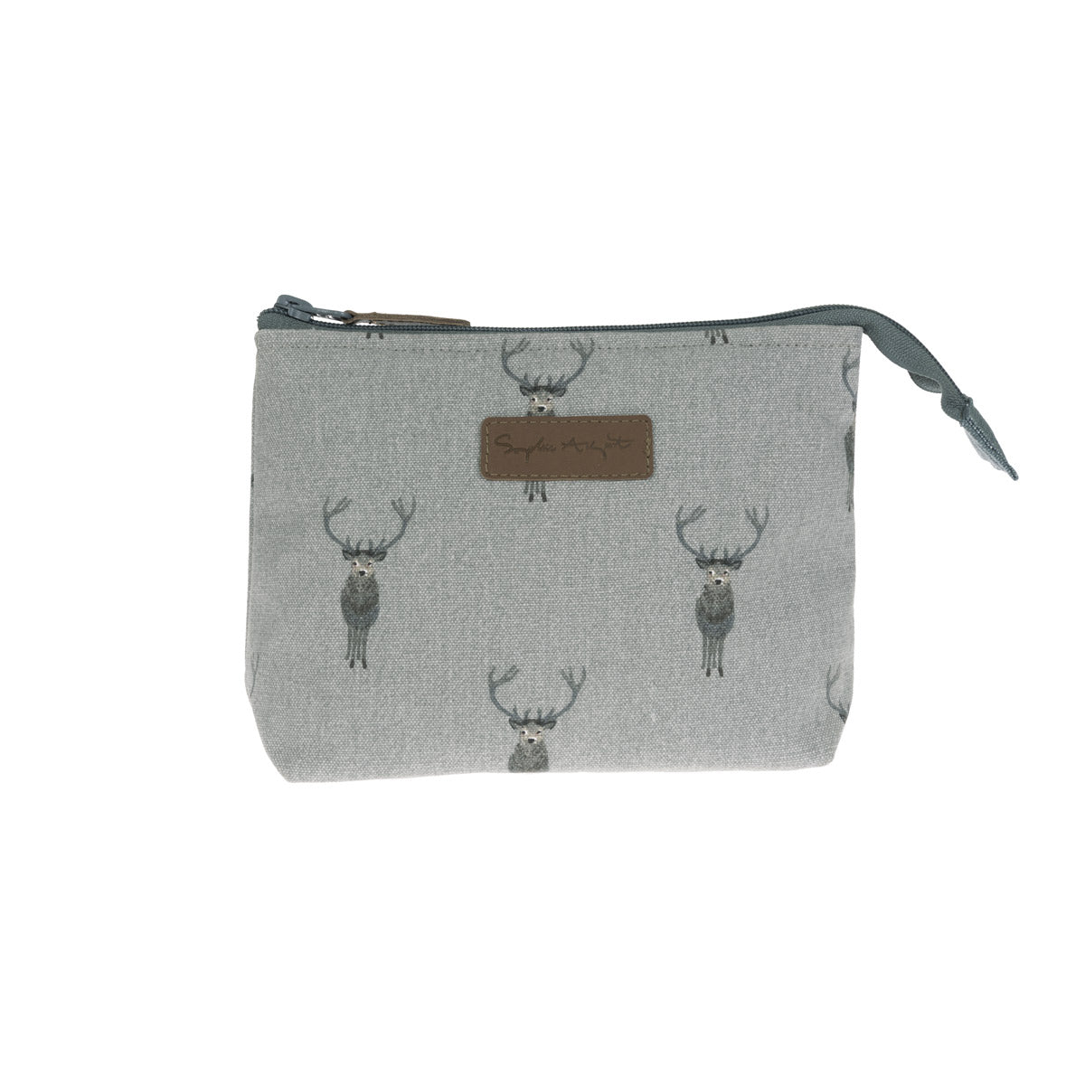 Highland Stag Canvas Makeup Bag by Sophie Allport