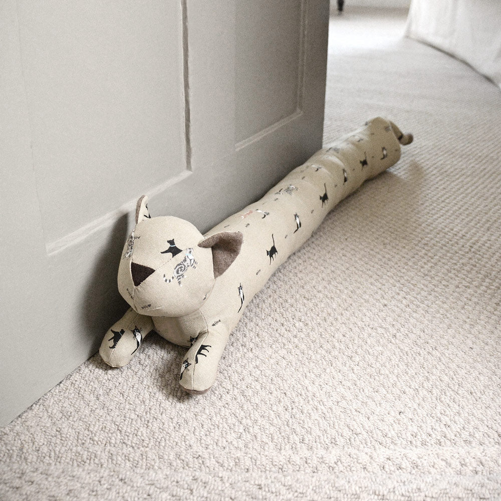 Purrfect Draught Excluder by Sophie Allport