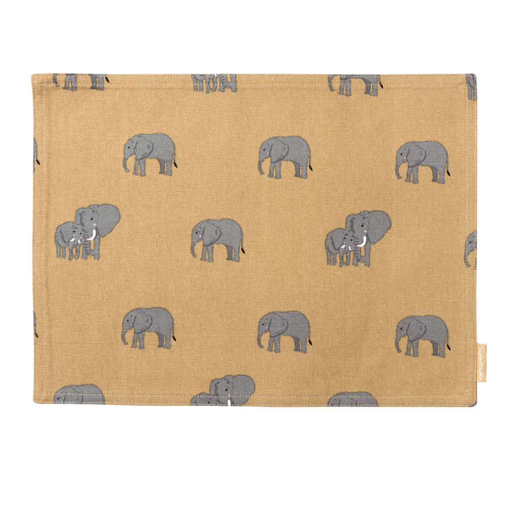 Elephant Fabric Placemat by Sophie Allport