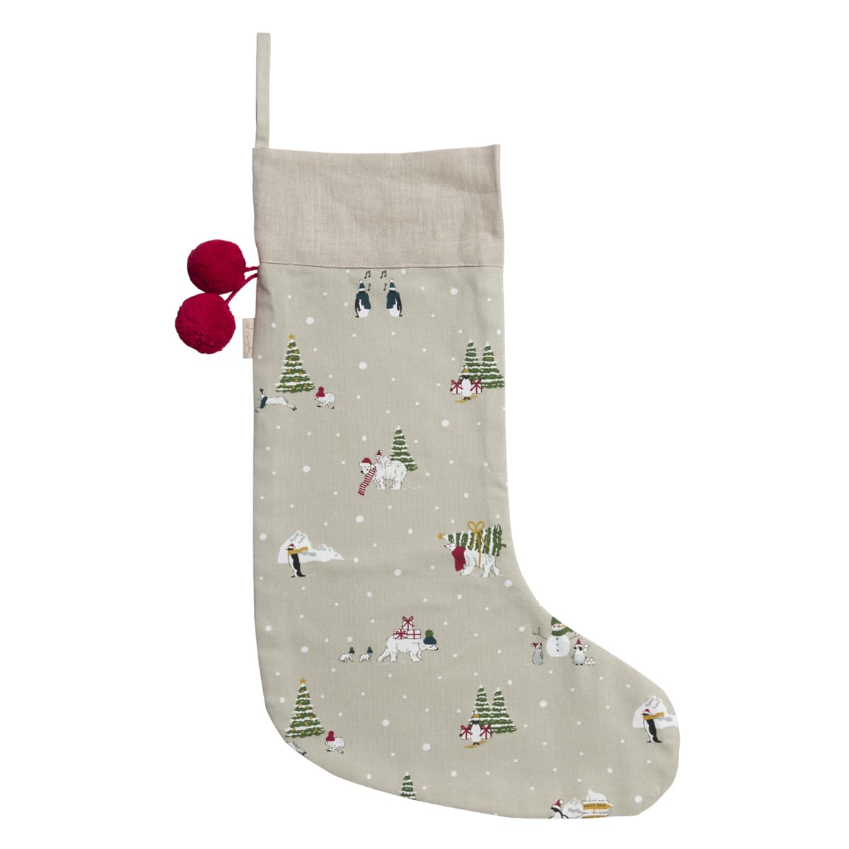 Snow Season Christmas Stocking