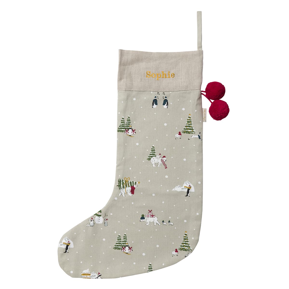 Snow Season Christmas Stocking