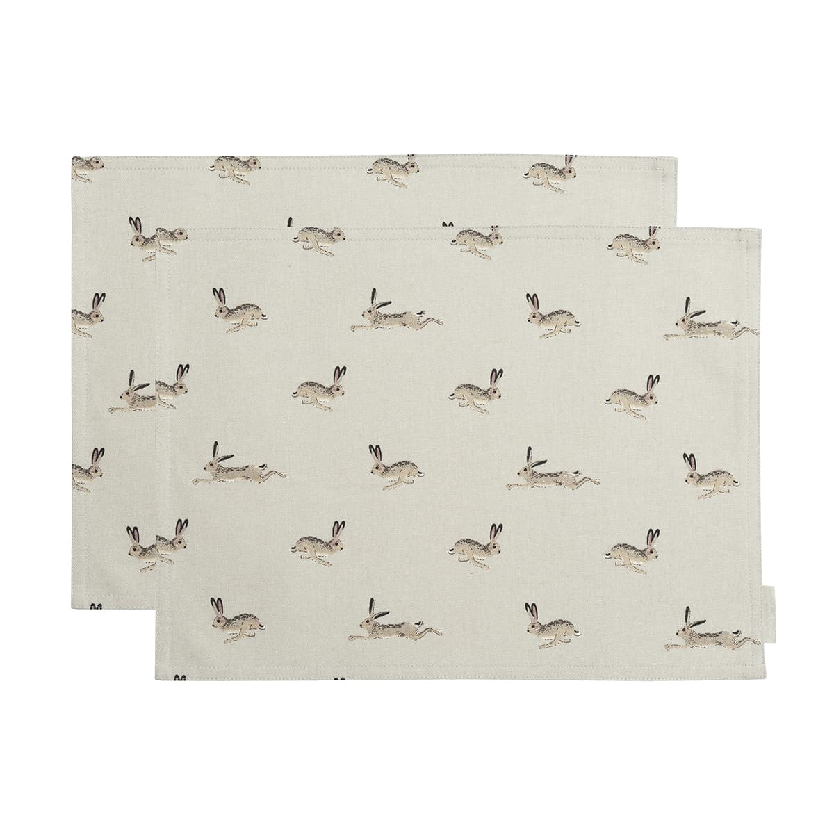 Hare Fabric Placemats (Set of 2)