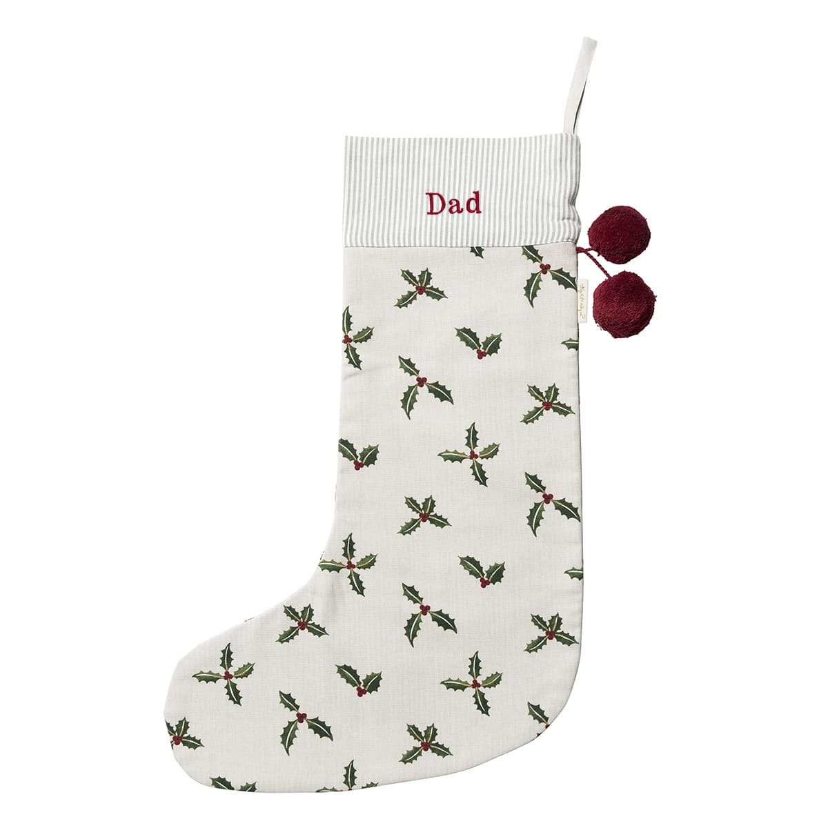 Holly & Berry Christmas Stocking