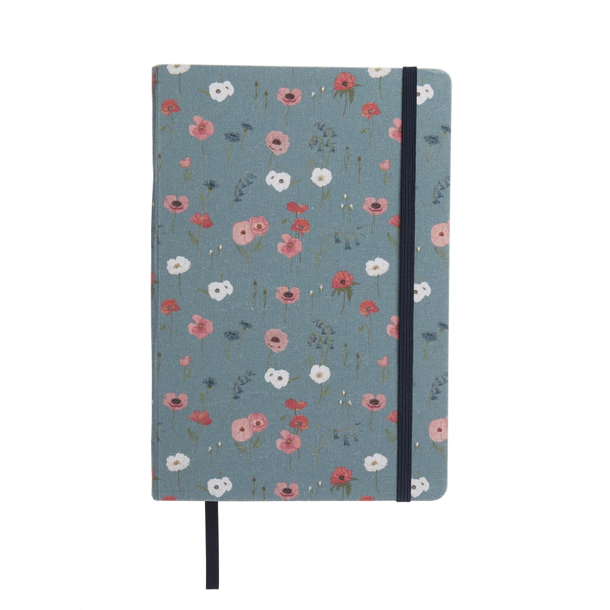 Poppy Meadow Fabric Notebook