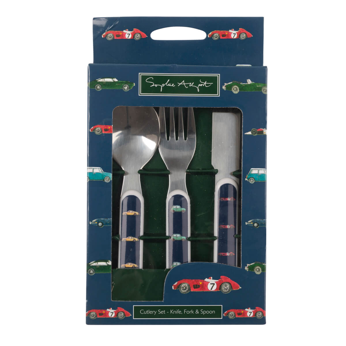 Cars Childrens Melamine Cutlery Set