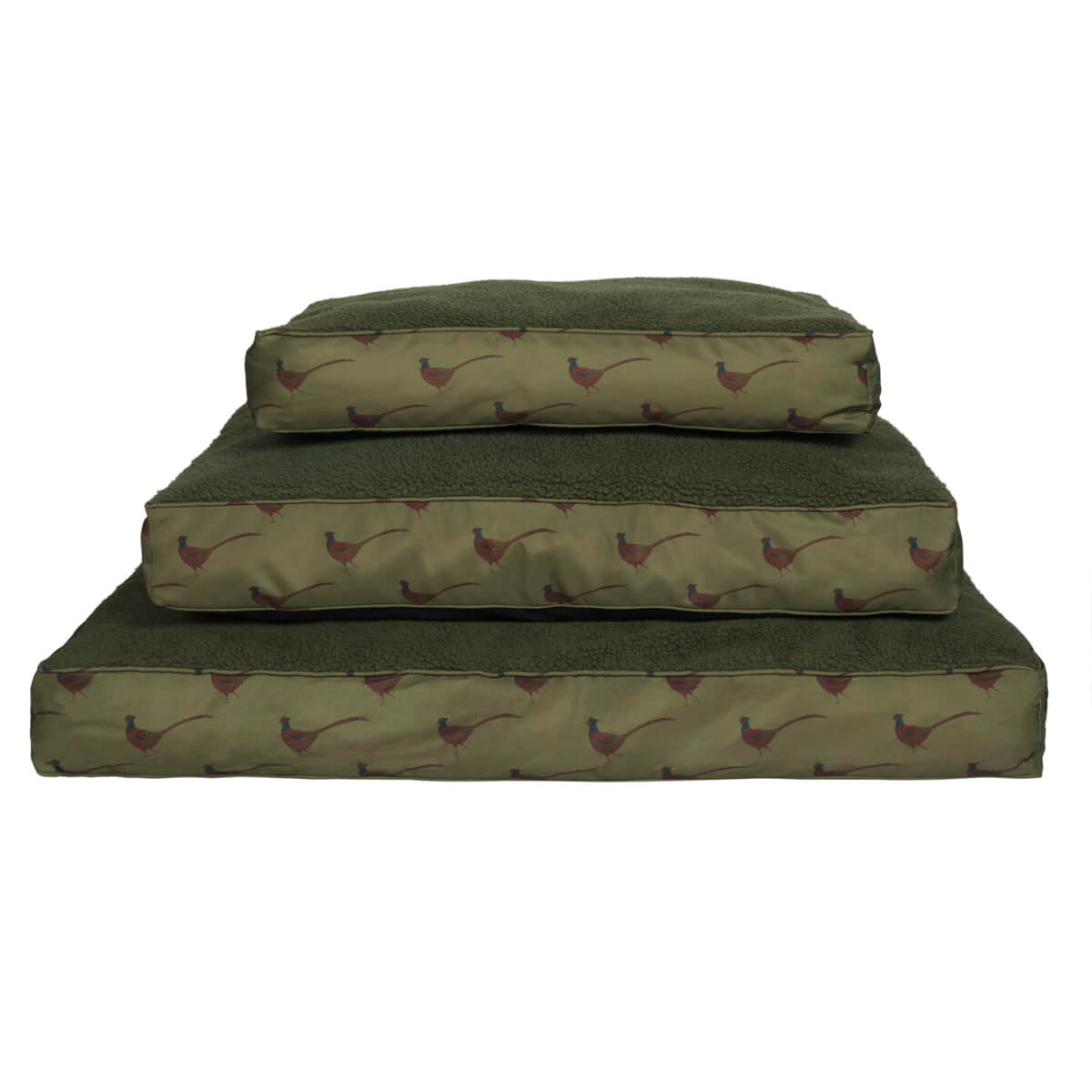 Pheasant Fleece Pet Mattress (Large Pet Mattress & Cover)