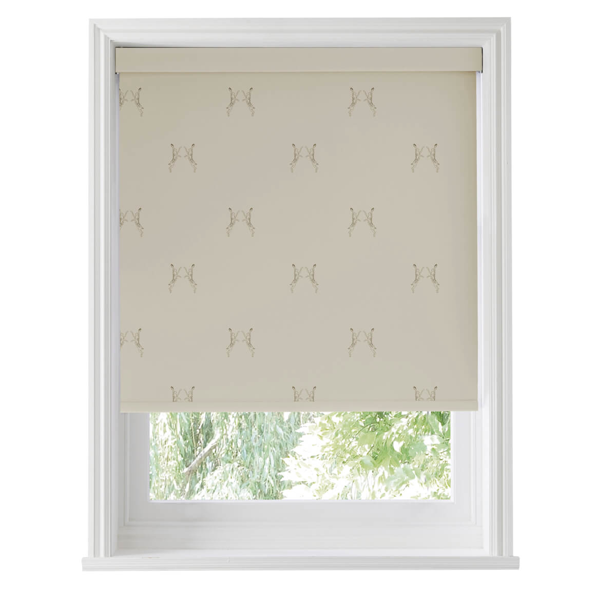 Hare Natural Roller Blind Sample