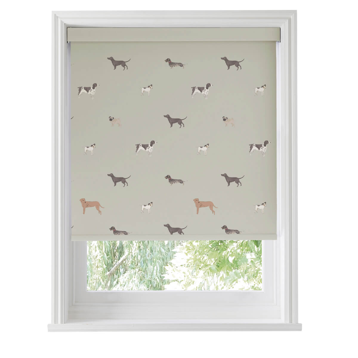 Woof Linen Roller Blind Sample