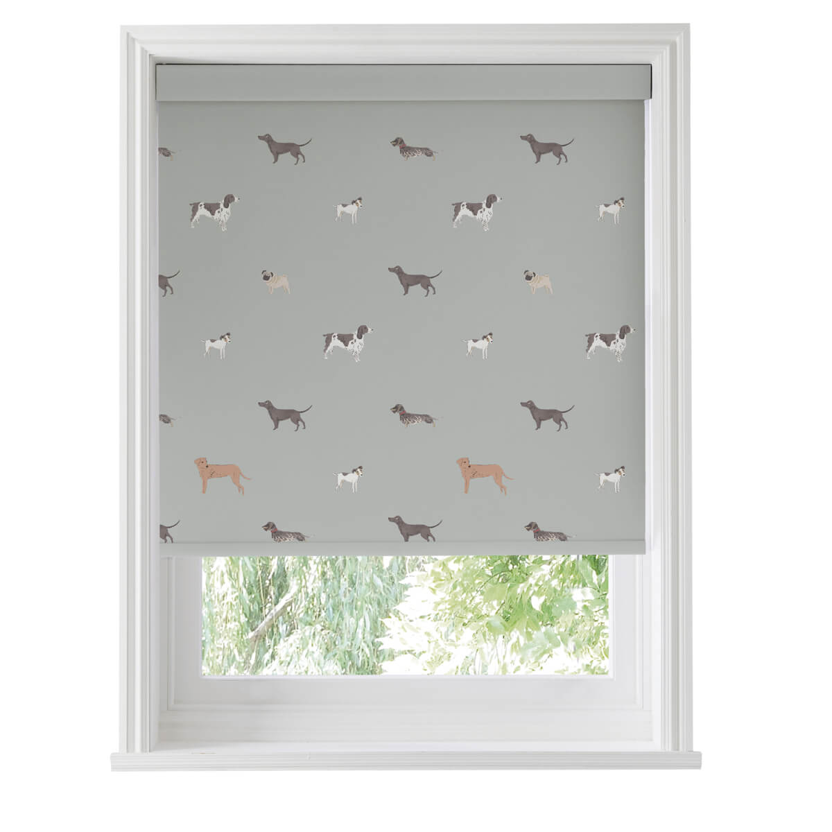 Woof Sage Roller Blind Sample