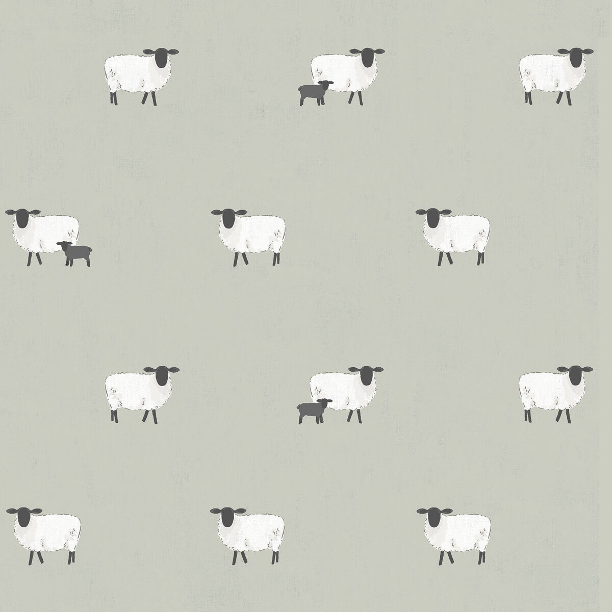 Sheep Sage Roller Blind Sample