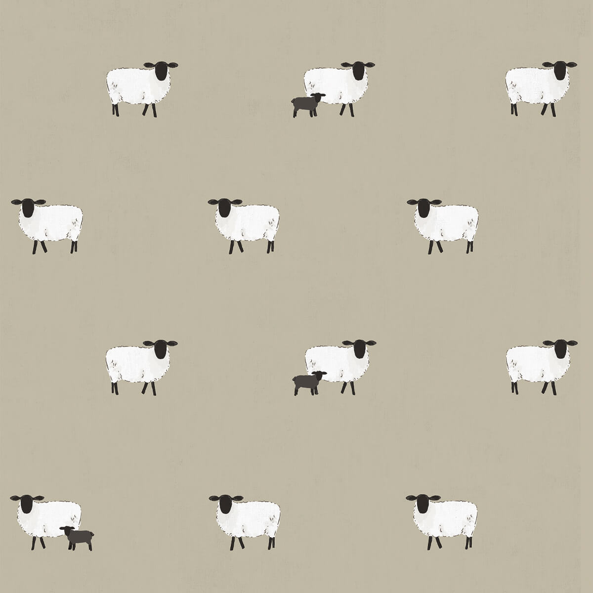 Sheep Sand Roller Blind Sample