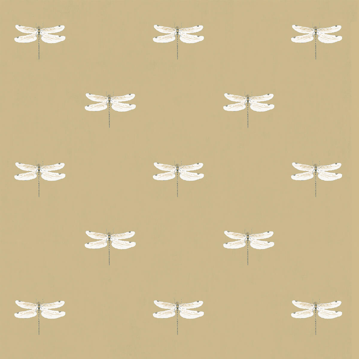 Dragonfly Deep Mustard Roller Blind Sample