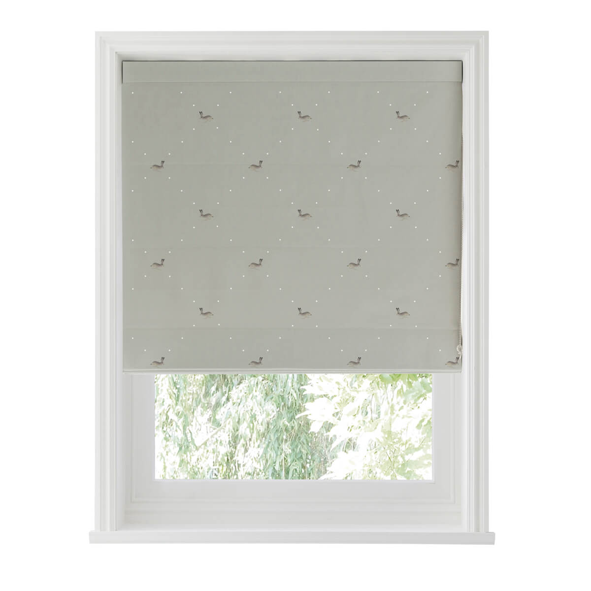 Hare Dove Curtains/Roman Blind Sample