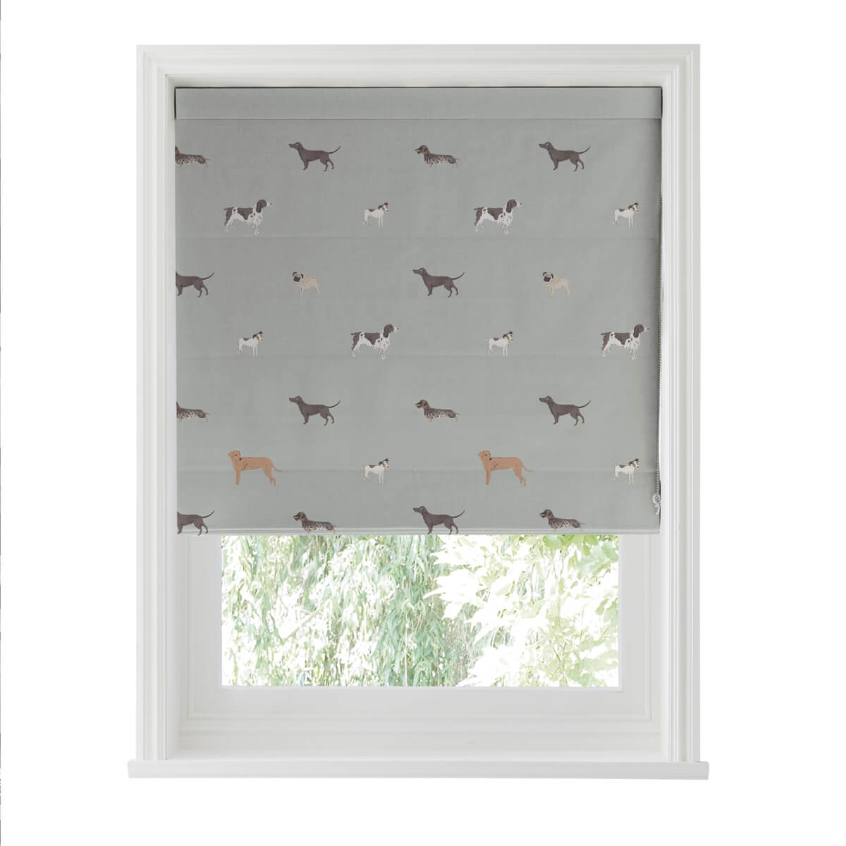 Woof Sage Curtains/Roman Blind Sample