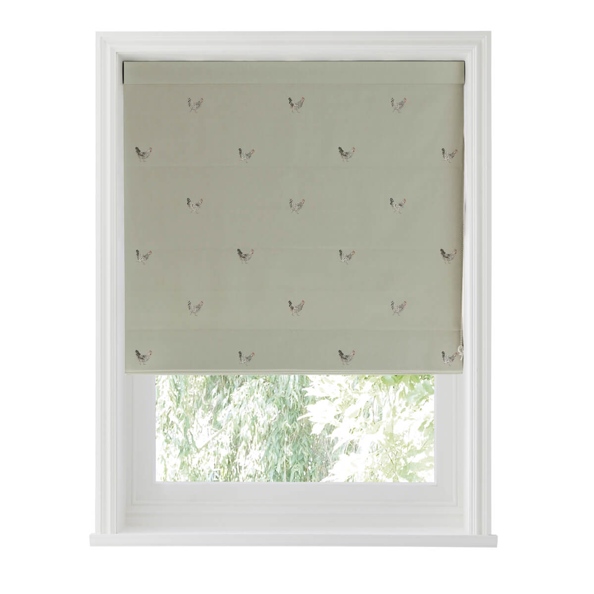 Chicken Soft Linen Curtains/Roman Blind Sample