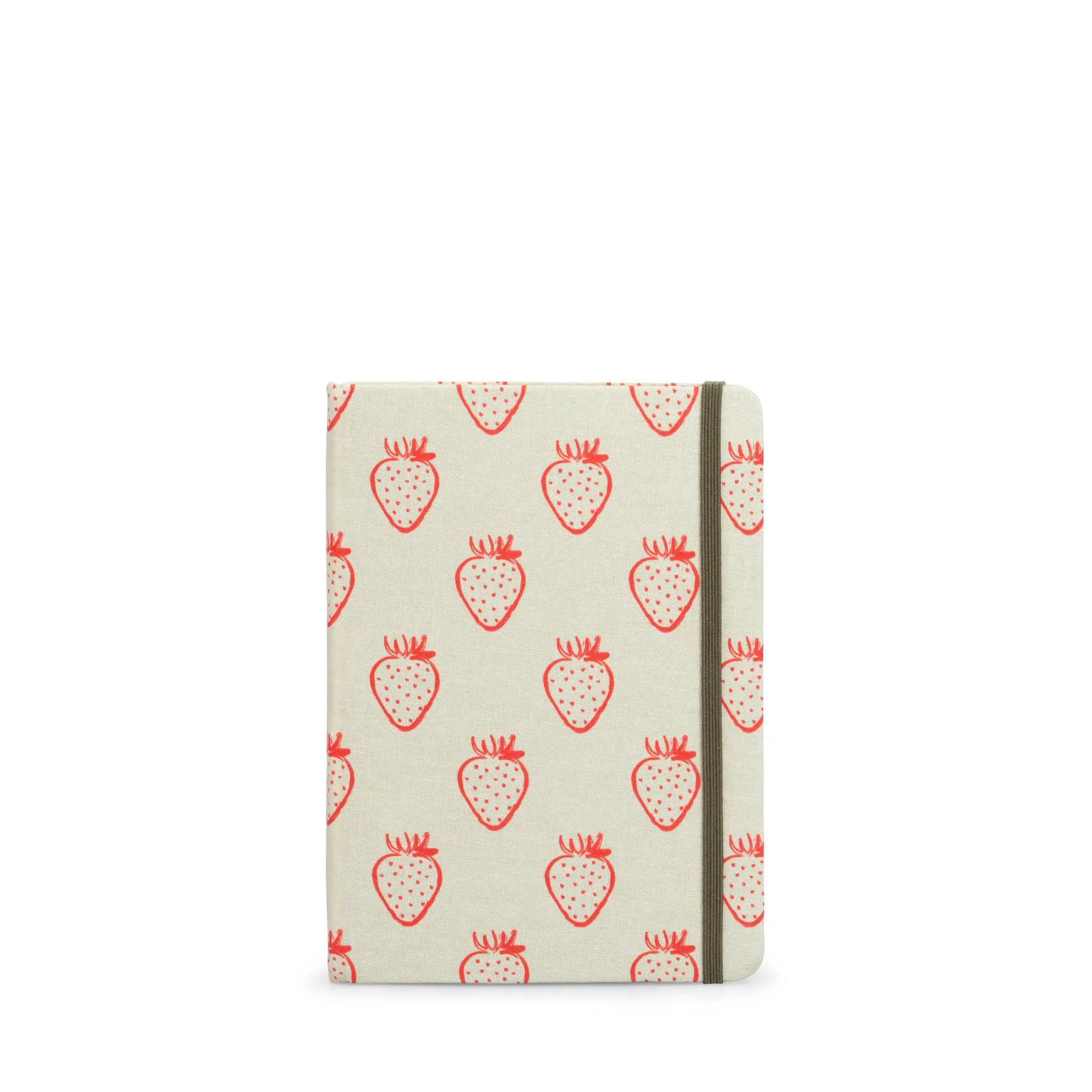Strawberries B6 Fabric Notebook by Sophie Allport